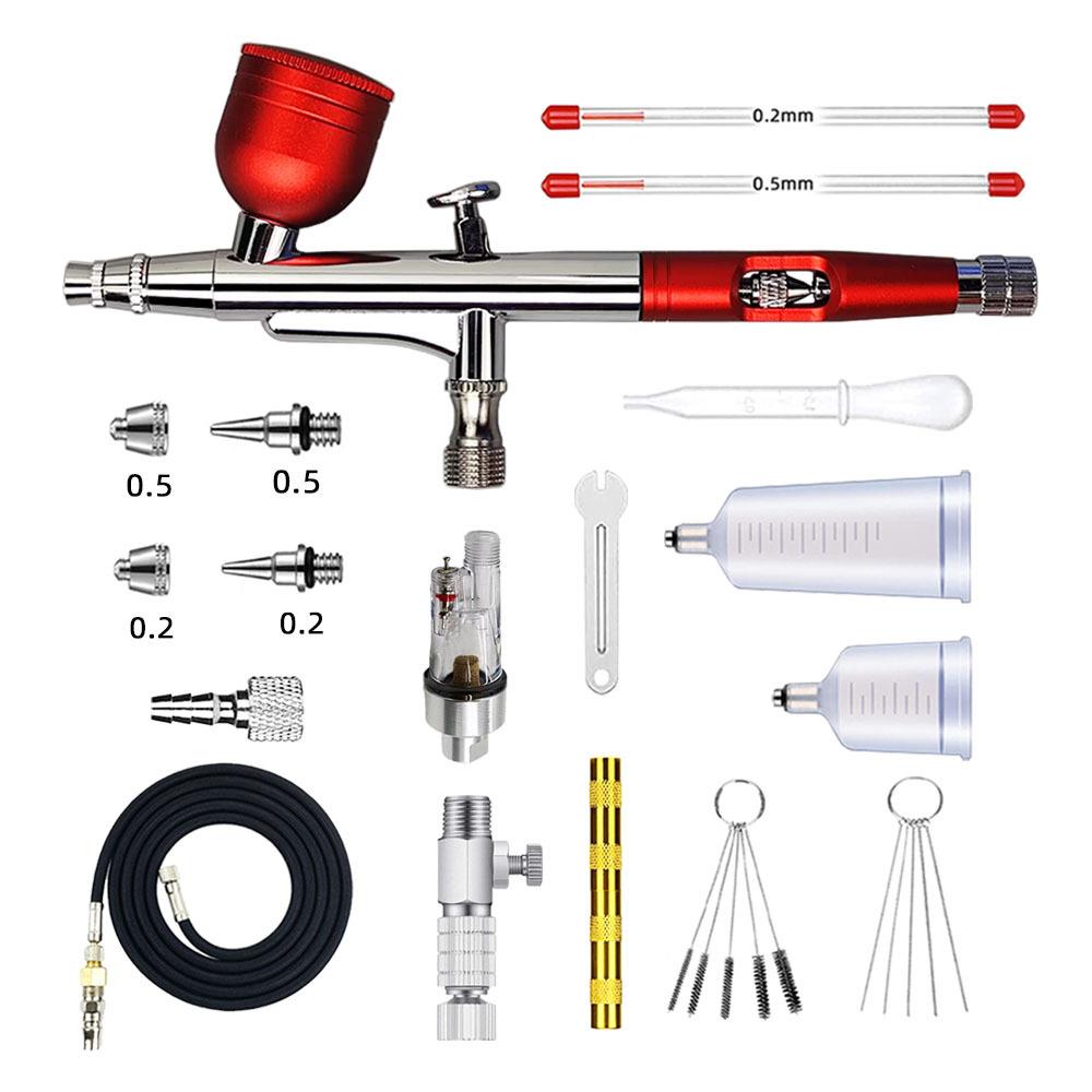 3HD-131双动重力式色喷喷笔HD-131-转接工业泵空压机漆上0.2-0.-0