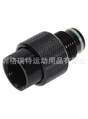 头黑色CO2转螺换接G1/2纹气体空气RUC调节器开/关ASA适配器