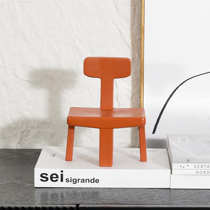 创意摆几何凳子装饰品工艺品现代简客厅电家视柜开放格约居树G251