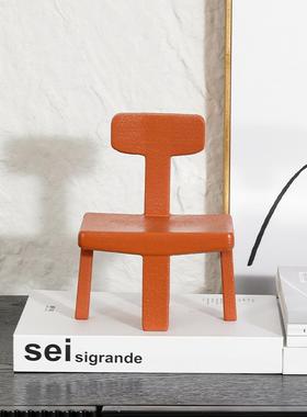 创意摆几何凳子装饰品工艺品现代简客厅电家视柜开放格约居树G251