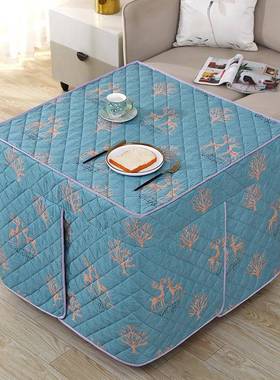 新款炉加烤火罩套80x80电炉桌罩套正方厚F97HT676形电暖罩子炉子