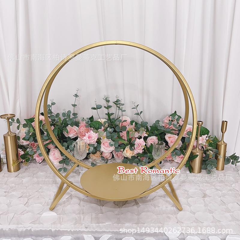 新铁艺蛋款糕架甜糕摆品台装饰摆件蛋支撑架QPY婚庆用品件蛋糕架