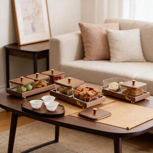 家新年果干果零食盘水2116 1盘果盘家用果盘客厅茶几糖用干果盘分