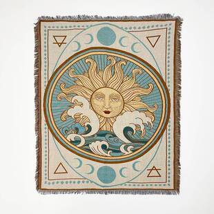 北欧风外装饰毯沙发毯墙布面挂毯户露毯野餐垫营单人沙发rw2023-5