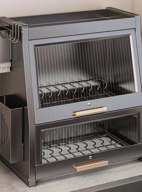 房置物架碗厨碟碗盘收沥水碗架收纳架放碗架家用多功XX831915能碗