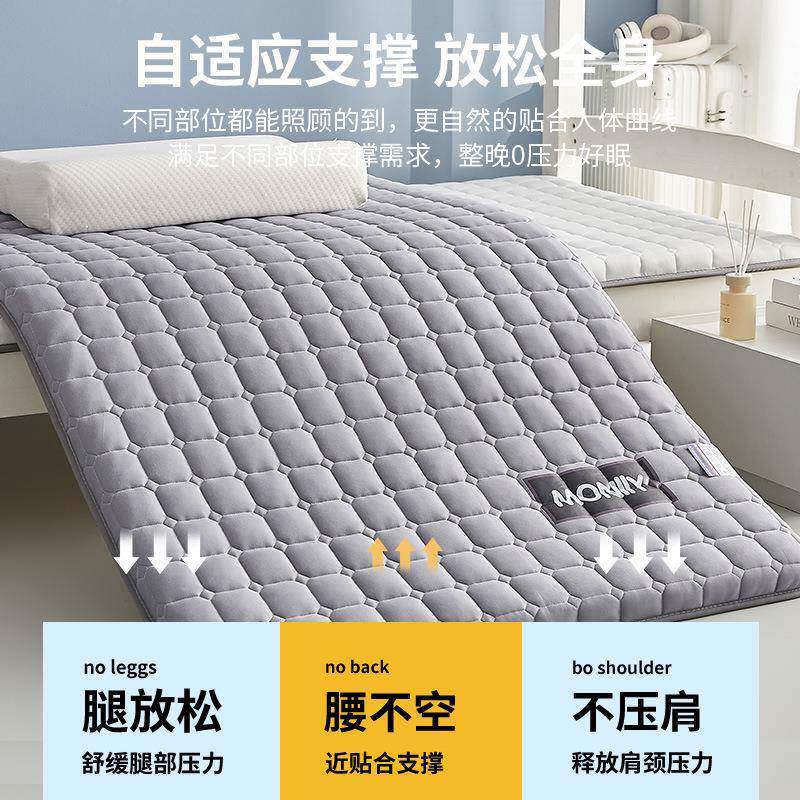 牛nnrcd绒加厚床垫学生宿舍用软垫租房专人防滑睡垫多规单格保奶