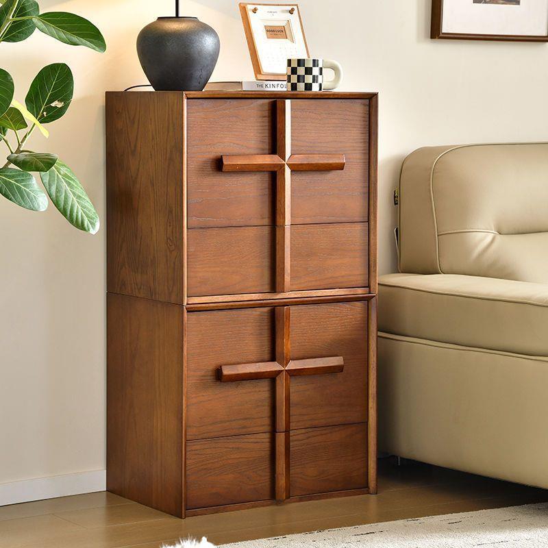 代中古风物实木柜床LA62#头柜卧斗室天主柜收纳储物客厅简约现床