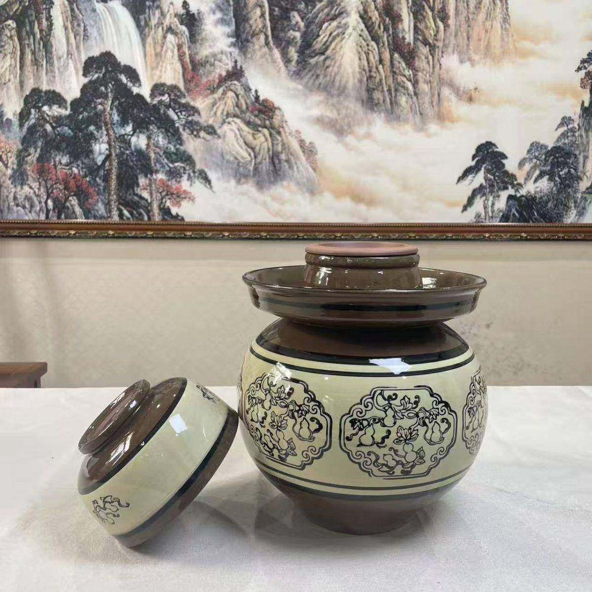 四川泡坛土菜泡菜坛腌菜家用陶瓷物罐土陶266酸菜咸菜老陶式储密,家居饰品,储物罐,淘宝优惠券,粉丝福利购,淘宝优惠卷