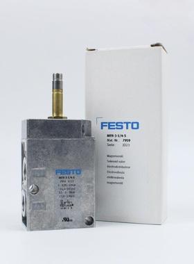 FESTO费托气动电磁阀MFH-3-5-1/4斯-51/8-B61199821MDN901129758