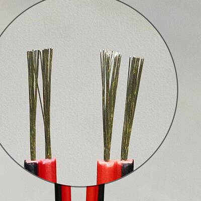 JLU2468红双并线22426黑22018awg黑白竹节线橱柜灯电源线