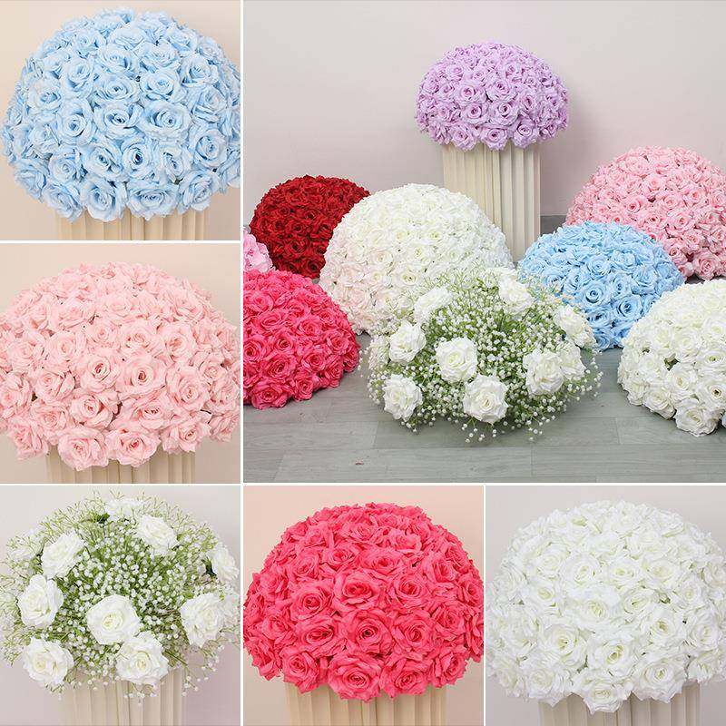 新款酒婚H9330237庆花球婚堂装饰桌花花玫瑰花店布置婚房装饰路引,节庆用品/礼品,陪嫁用品套装,淘宝优惠券,粉丝福利购,淘宝优惠卷
