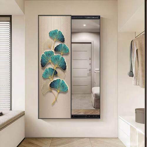 来图福制作婚纱照全镜子MY-H173装饰画全家图片隐藏推拉穿式衣镜