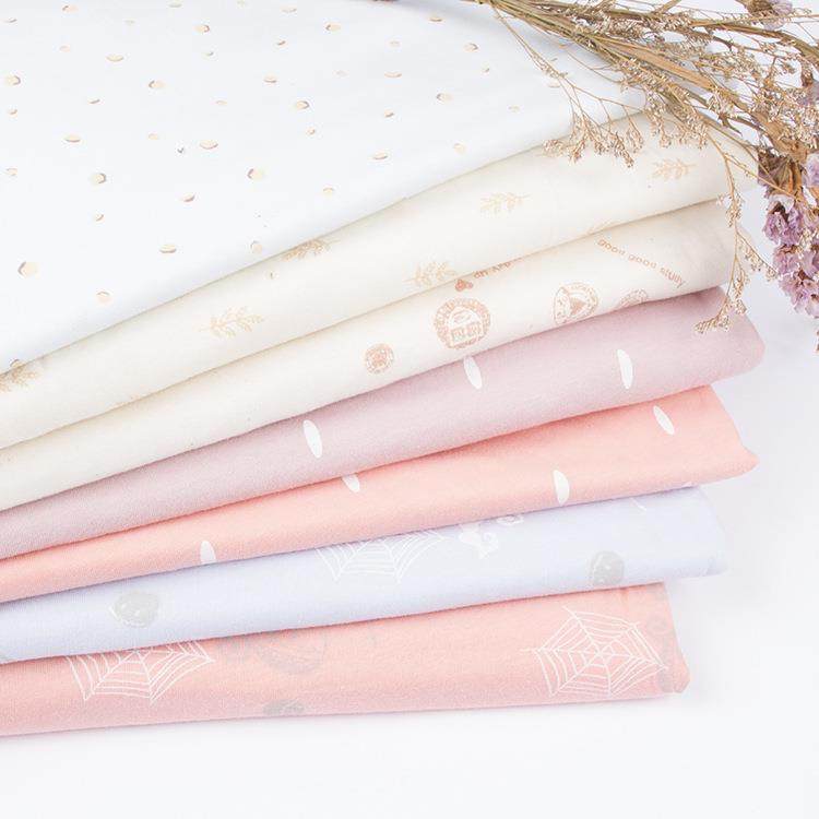 纶40S支精梳氨RXR汗布面印花全棉拉裤架单汗布婴儿睡衣内面料,纺织面料/辅料/配套,汗布,淘宝优惠券,粉丝福利购,淘宝优惠卷