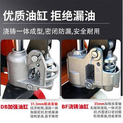 阔达车手动地牛厂家液压搬运2吨3t5升降NRG小手车手推动型叉车