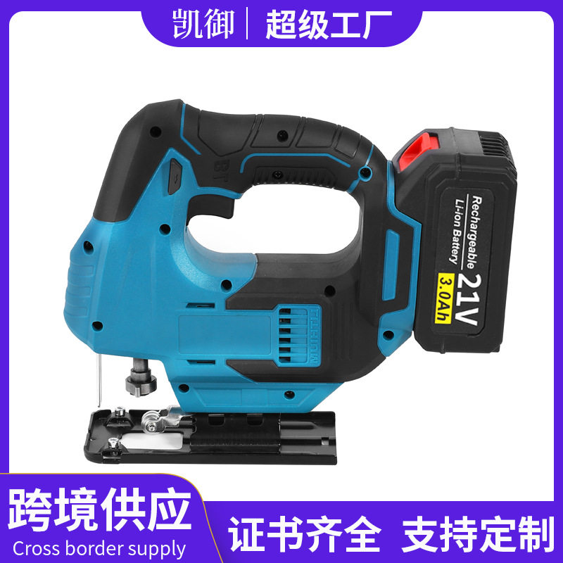 锂电曲线锯木工专用21V线锯直线锯小型电动手持切割木板电锯