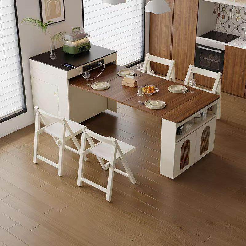 新款岛台餐桌一体家用小户型可伸缩折叠多功能可移动储物泡茶饭桌,农用物资,其他肥料,淘宝优惠券,粉丝福利购,淘宝优惠卷