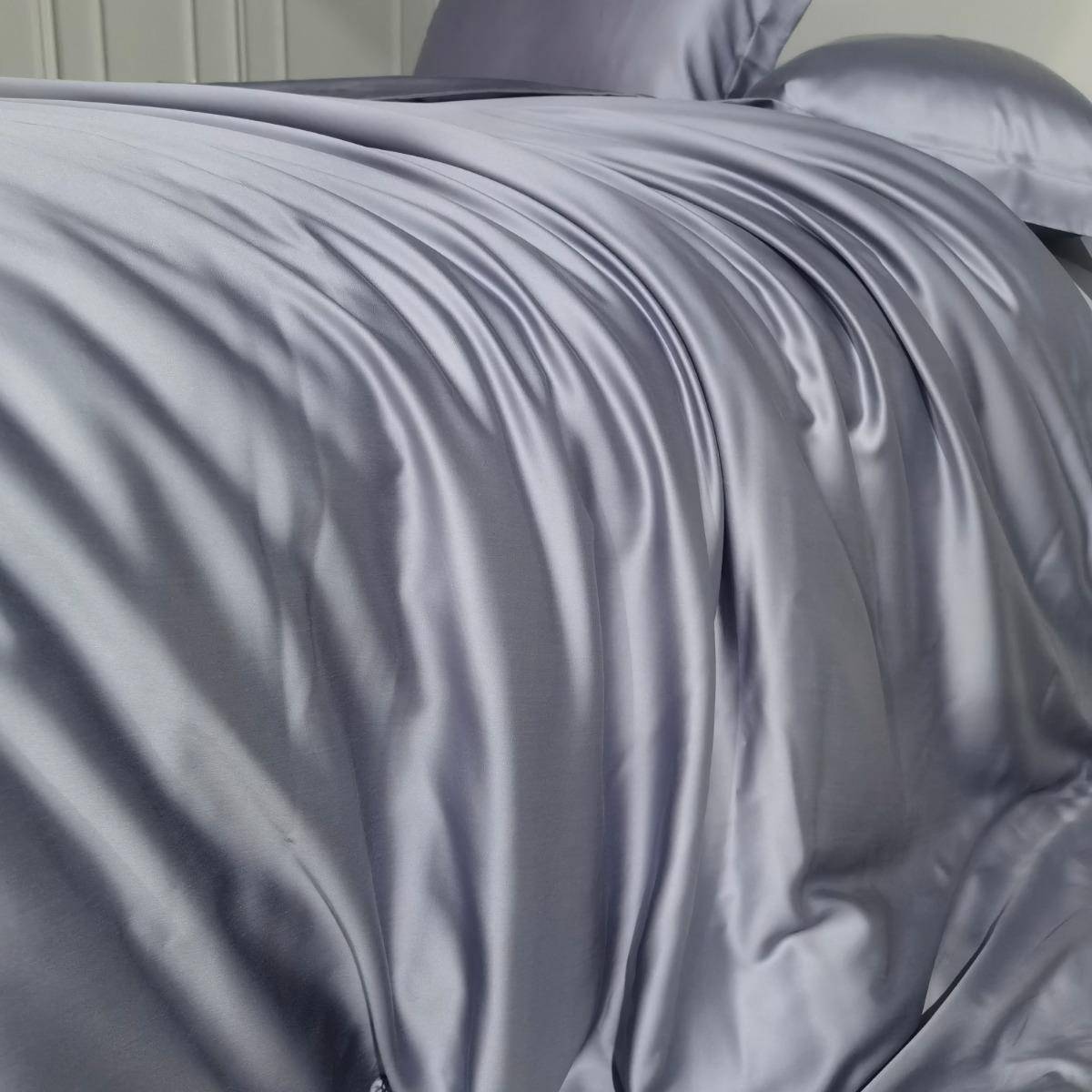 2024新款轻奢凉感A类100S兰精天丝纯色顺滑凉爽床单床笠四件套