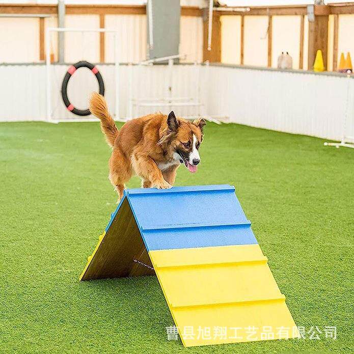 A字板狗狗训练板军犬训狗障碍板可折叠搜救犬体能敏捷训练器材