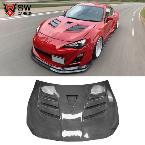 适用于丰田GT86BRZFR-SZN6ZD6改装碳纤维机盖升级汽车引擎盖