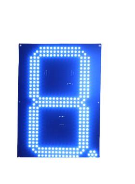 加油站7段LED显示屏8889/10显示格式16英寸油价屏红色led显示屏