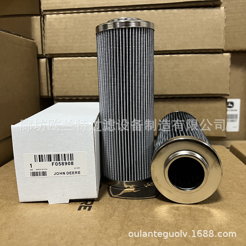 欧兰特 F058908 液压油过滤器 农机配件 6068 1510G输送机