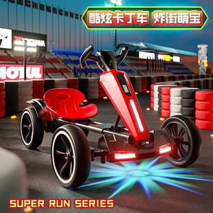 出口儿童电动卡丁车男女宝宝玩具四轮汽车带遥控可折叠轻便免安装