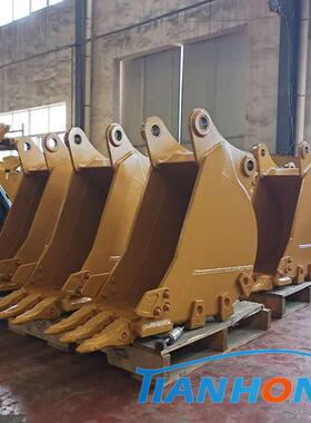 卡特彼勒两头忙挖掘装载机600mm宽挖斗CAT420铲斗济宁天鸿