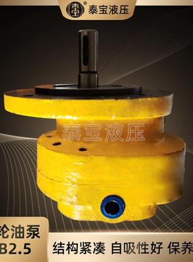 齿轮油泵CB2.5液压泵压力泵抽油泵深黄色机床厂齿轮油泵