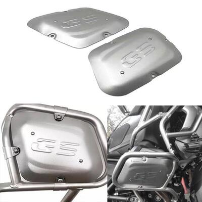 适用宝马R1250GSADV改装左右缸头保护罩防护板发动机保险杠护盖