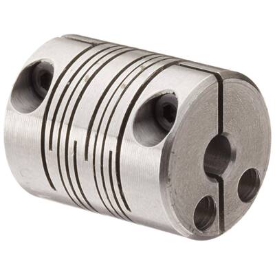 RULAND303不锈钢材质螺旋切缝弹性联轴器PCMR29-12-12-SS
