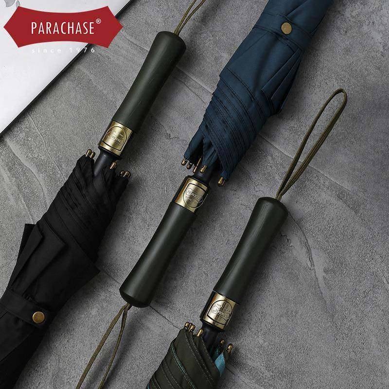 PARACHASE双层加大自动长柄伞晴雨伞两用商务伞英伦复古直杆伞,纺织面料/辅料/配套,纺织机械配件,淘宝优惠券,粉丝福利购,淘宝优惠卷