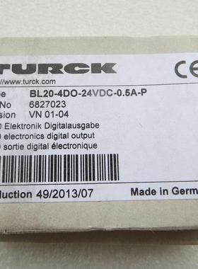 图尔克BL20-4DO-24VDC-0.5A-PBL20-4DI-24VDC-P2DI2DO等订货