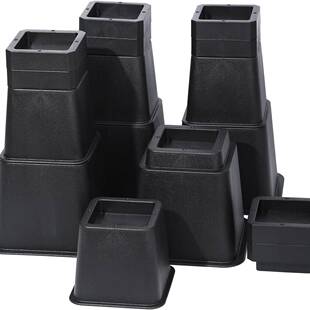 345678910英寸自由调节高度系列组合床脚垫BEDRISERS床