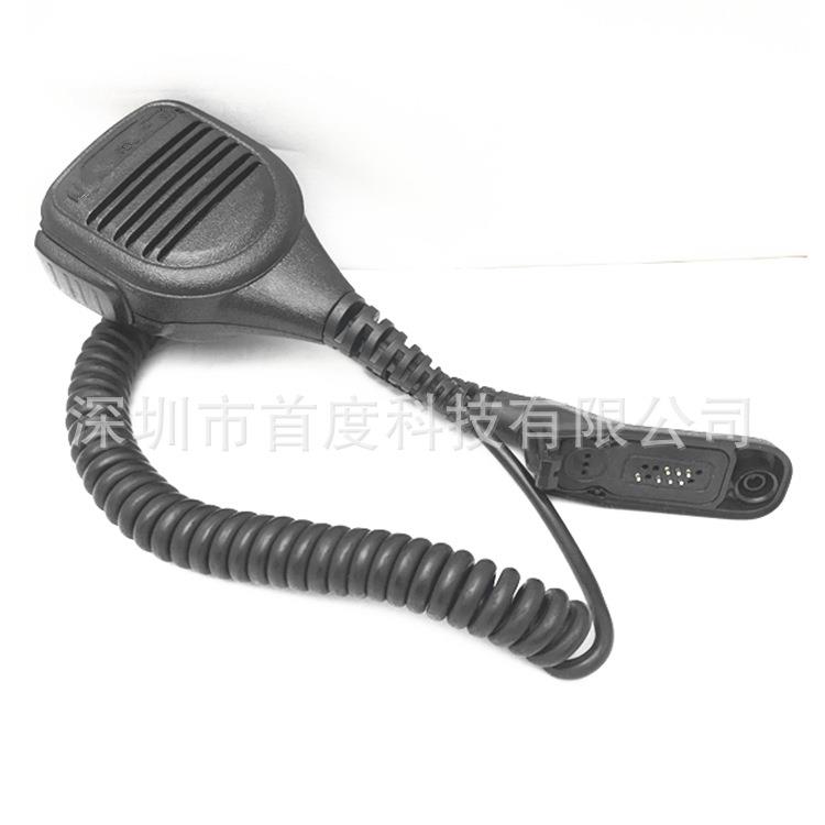 对讲机D8235手咪/话筒/加厚面壳耐摔耐用手台肩咪话唛GABIL