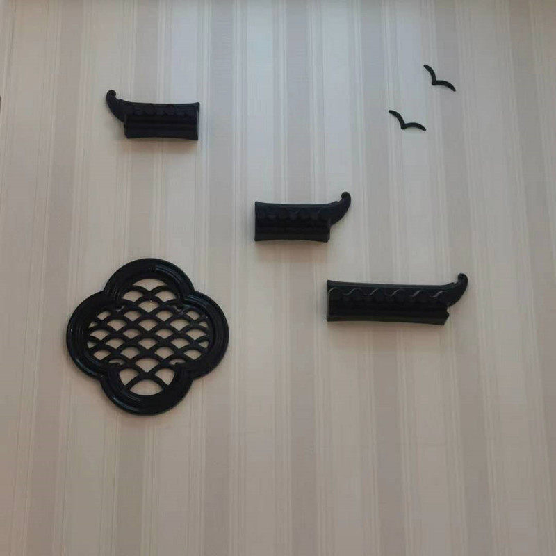 新中式仿古挂件装饰屋檐马头墙复古墙饰围墙窗花瓦背景墙面壁挂瓦,家居饰品,壁饰,淘宝优惠券,粉丝福利购,淘宝优惠卷