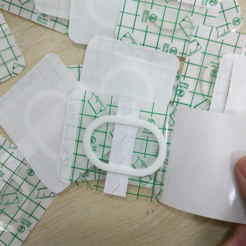 长方形PU防水膜加圈膏药布三伏贴低敏自粘防渗可洗澡布100片包邮,居家日用,腰部防护用品,淘宝优惠券,粉丝福利购,淘宝优惠卷