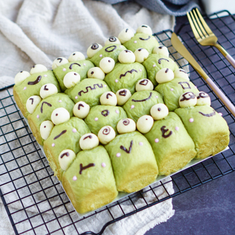 烘焙模具6寸8寸10寸阳极戚风模正方形古早蛋糕活底海绵乳酪模具