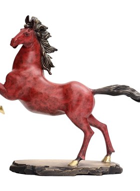 客厅办公室酒柜书房家居生肖马装饰品摆件工艺品送礼品马到成功