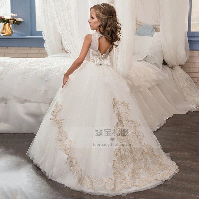 六一女童公主裙儿童长礼服蓬蓬纱小主持人钢琴演出服婚礼花童生日,童装/婴儿装/亲子装,儿童礼服,淘宝优惠券,粉丝福利购,淘宝优惠卷