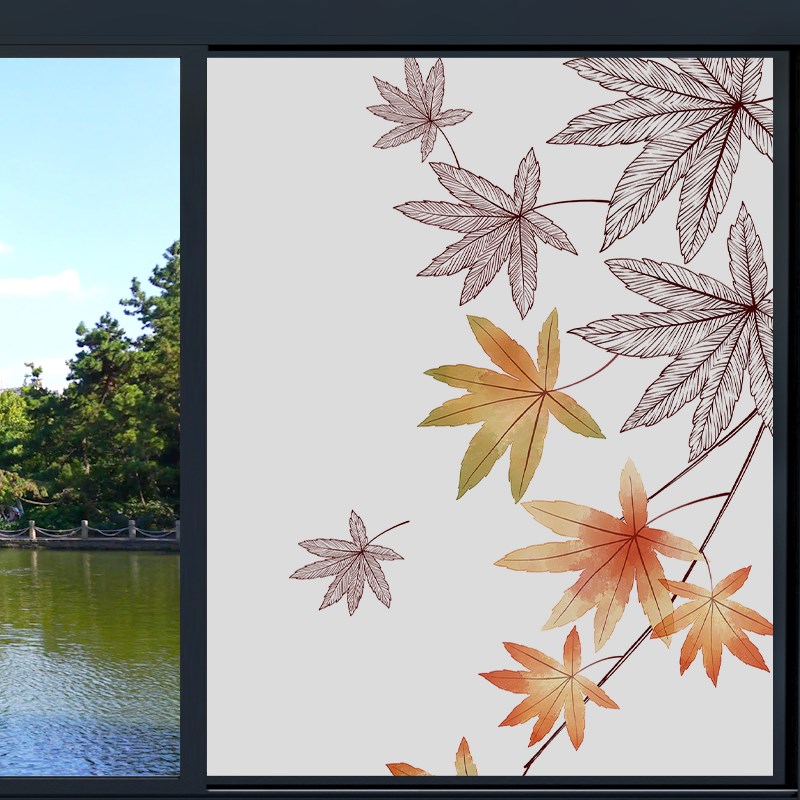 防光玻璃窗贴纸不透光防窥视全遮光室内遮阳贴玻璃纸遮光装饰自粘