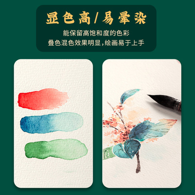 宝虹艺术家级水彩纸专业级美术生专用棉桨棉浆水彩画纸32K16K8K4K