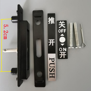 折叠门开关安全扣门锁门家居插销锁头浴室门玻璃小折叠门门配