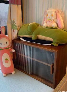 桌日式实木桌上碗柜迷211227你餐边柜房面收纳厨柜柜子茶水柜飘窗