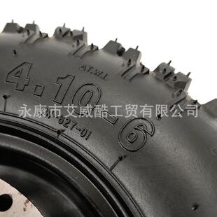 摩托车ZEB毂ATV沙滩车卡丁车0扫雪机胎轮4.1-6轮6寸刹车盘配件