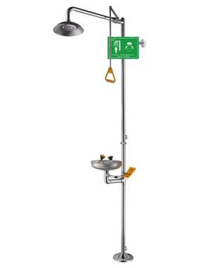 304不锈钢WJH0358A复合式眼器紧3急洗眼全器精抛光洗WJH058A-1