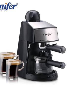 Sonifer意式咖机蒸汽打奶泡208m便携咖啡机coffee5a啡kerSF-334