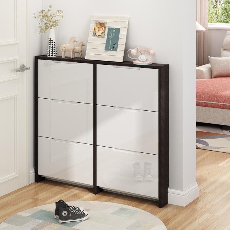 超鞋架CF系列10cm超薄鞋柜20cm鞋柜家简用约现代薄小户超型薄翻斗