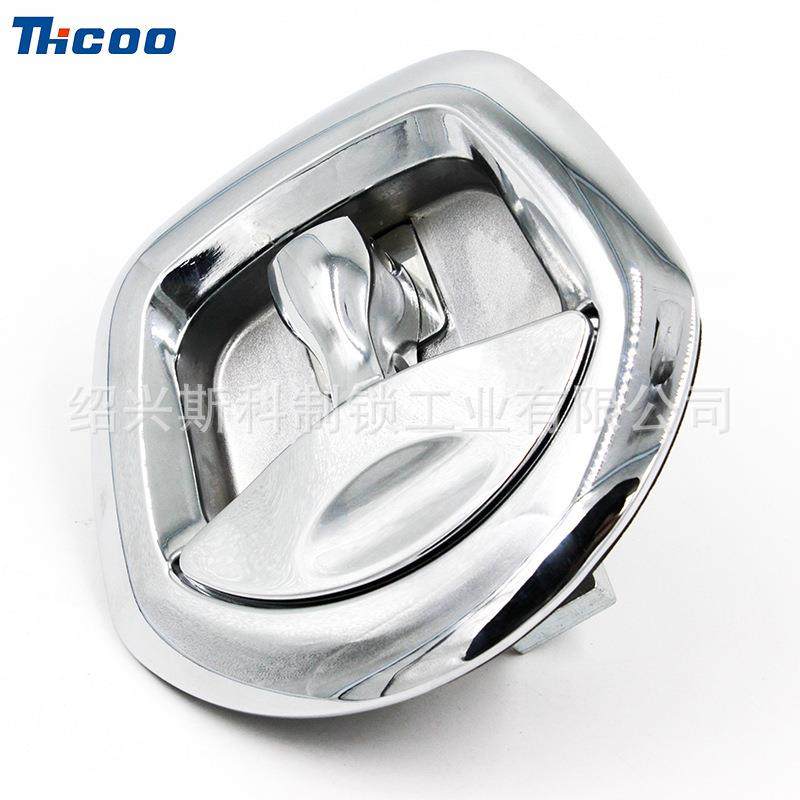 A789越2特种卡车铝工具箱锁T鱼尾锁MS9A789202野改装车机械拖门型