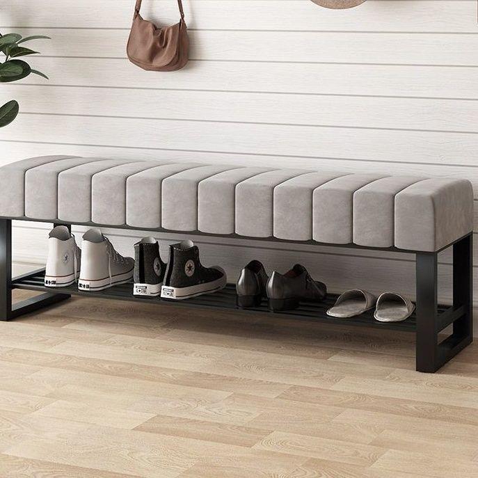 北欧轻奢ADL家用入户换鞋凳门口可坐长门凳鞋体一收纳柜换鞋凳