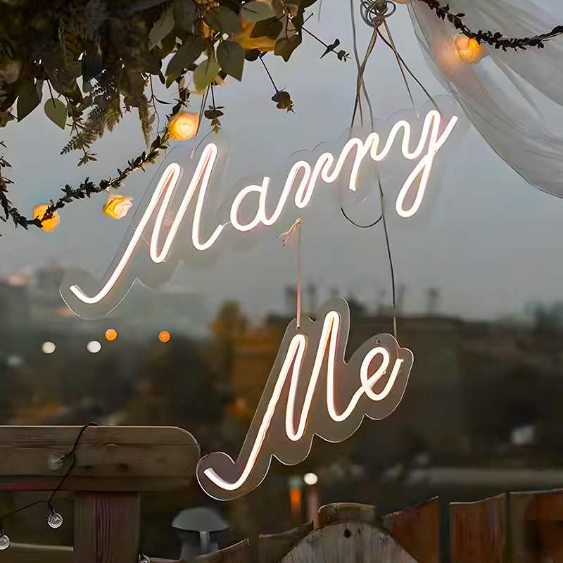 婚礼现场装饰布置生日惊喜道具背景霓虹灯发光字求婚灯牌人像定制